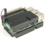 DSLRKIT Armor Aluminum Quiet Turbo Blower Fan Cooler Heatsink Case (2pin Dupont Cooling Fan Interface) for Raspberry Pi 4B