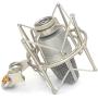 Weymic Wms-1 Silver Universal Microphone Shock Mount for B-Spark Mic, Atr2500,Metal Construction with Stand Arm Adapter