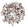 Jili Online 200 Pieces Metal Pearl Head Brads Paper Fastener for Scrapbooking Cardmaking Decoration DIY 6mm Jili Online 200 Pieces Metal Pearl Head Brads Paper Fastener for Scrapbooking Cardmaking Decoration DIY 6mm