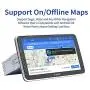 Dasaita 10.2 inch Large Screen Double Din Android 10.0 Car Stereo for Any Vehicle with a Double din Slot Radio with GPS Navigation 4G Ram 64G ROM Built in DSP Dash Kit Meomery Card