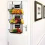 3 Tier Hanging Wire Basket - Wall Mounted Storage Bins for Pantry with Removable Chalkboards, Kitchen Fruit and Vegetable Storage Baskets, Metal Shelves Pantry Organization Containers Rack Produce Bin 3 Tier Hanging Wire Basket - Wall Mounted Storage Bins for Pantry with Removable Chalkboards, Kitchen Fruit and Vegetable Storage Baskets, Metal Shelves Pantry Organization Containers Rack Produce Bin