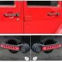 Opall Front Door & Back Door Aluminum Grab Handle Cover for 2007-2018 Jeep Wrangler JK & Unlimited 4 Door 5pcs/Set (Red) Opall Front Door & Back Door Aluminum Grab Handle Cover for 2007-2018 Jeep Wrangler JK & Unlimited 4 Door 5pcs/Set (Red)