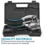 Capri Tools CP21050 21050 Metal Hole Punch Set With Puncher 16 Piece, Black Capri Tools CP21050 21050 Metal Hole Punch Set With Puncher 16 Piece, Black