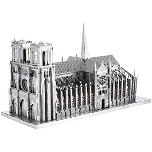 Fascinations ICONX Notre Dame Cathedral 3D Metal Model Kit