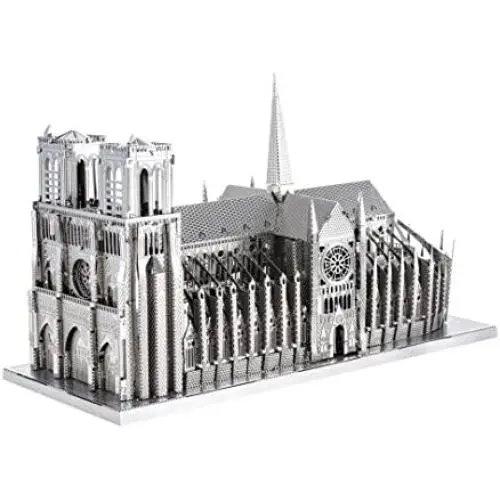 Fascinations ICONX Notre Dame Cathedral 3D Metal Model Kit