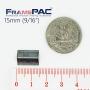 V Nails for Softwood Picture Frames - 15mm (5/8 Inch) - [2000 V-Nail Pack, Stacked] - Universal (UNI) - Ultra Strong Vnail Wedges for Picture Framing - Joining Picture Frame Corners