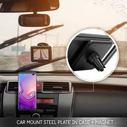 Pelican Protector Samsung Galaxy S10+ Phone Case with AMS Car Vent Mount, Drop-Tested Protective Smartphone Cover, Wireless Charging-Compatible Accessory (Black/Grey)