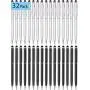 Outus 32 Pieces Stylus Pen for Touch Screens, 2 in 1 Universal Ballpoint Fine Tip Stylus Metal Pens, Black Ink, for Most Capacitive Touch-Screen Phone Tablet (Black, Sliver)