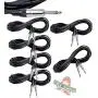 Guitar Cords (6 Pack) Instrument Cable by FAT TOAD | 20FT Wires 1/4 Inch Gold Straight-End for Electric, Acoustic, Bass, Keyboards, Speakers, Sound AMP & Music Recording Studio | Shielded 20 AWG Patch Guitar Cords (6 Pack) Instrument Cable by FAT TOAD | 20FT Wires 1/4 Inch Gold Straight-End for Electric, Acoustic, Bass, Keyboards, Speakers, Sound AMP & Music Recording Studio | Shielded 20 AWG Patch