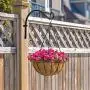 AJART Hanging Plant Bracket for Plant Hangers Outdoor (2 PCs - 12 inches) More Stable and Sturdy Black Plant Hooks AJART Hanging Plant Bracket for Plant Hangers Outdoor (2 PCs - 12 inches) More Stable and Sturdy Black Plant Hooks