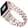 NNHF Compatible with Apple Watch Band 38mm 40mm 42mm 44mm for Women, Starfish with Diamond Hollow Metal Strap and Crystals Compatible with Apple Watch Series 4 3 2 1 (Rose Pink, 44mm) NNHF Compatible with Apple Watch Band 38mm 40mm 42mm 44mm for Women, Starfish with Diamond Hollow Metal Strap and Crystals Compatible with Apple Watch Series 4 3 2 1 (Rose Pink, 44mm)