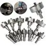 Rocaris 13Pcs 16mm-53mm Stainless Steel Carbide Tip TCT Metal Drill Bit Hole Saw Set Rocaris 13Pcs 16mm-53mm Stainless Steel Carbide Tip TCT Metal Drill Bit Hole Saw Set