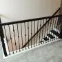 Stair Balusters (10-Pack) Hollow Double Knuckle Iron Spindles - Real Satin Black not Matte Metal Balusters 1/2'' x 44'' Tall Stair Parts Metal Spindles Stair Balusters (10-Pack) Hollow Double Knuckle Iron Spindles - Real Satin Black not Matte Metal Balusters 1/2'' x 44'' Tall Stair Parts Metal Spindles