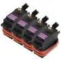 [4-Pack] MG996R 55g Metal Gear Torque Digital Servo Motor for Futaba JR RC Helicopter Car Boat Robot
