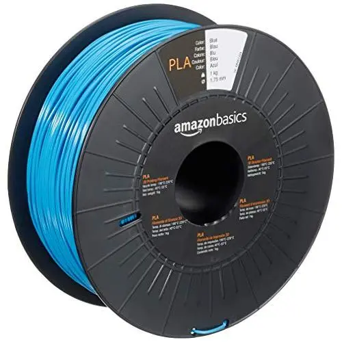 Amazon Basics PLA 3D Printer Filament, 1.75mm, Blue, 1 kg Spool Amazon Basics PLA 3D Printer Filament, 1.75mm, Blue, 1 kg Spool