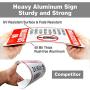 No Soliciting Sign for House, No Exception Metal Reflective Warning Sign 2 Pack, Sturdy 10 X 7 Rust Free .040 Aluminum Sign Indoor & Outdoor Use for Business, UV Protected & Waterproof, Easy to Mount