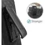 Galaxy S7 Case, Samsung Galaxy S7 Case,Fingic Slim Shell Holster Combo Cover with Kick-Stand and Swivel Belt Clip Holster Protective Case for Samsung Galaxy S7 (G930), Black