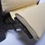 Outdoor Wicker Recliner Chair with 5.12 Cushions, Automatic Adjustable Patio Chaise Lounge Chairs, Aluminum Frame. UV Resistant and Rustless (Khaki)