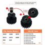 Globact 54T 0.8 32 Pitch Metal Steel 3956 Spur Gear with 15T/17T/19T Pinions Gear Sets for Traxxas Slash 4x4 4WD/2WD VXL Rally VXL Stampede 4x4 Traxxas 1/10 Summit Traxxas 1/10 E-REVO Parts