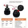 Globact 54T 0.8 32 Pitch Metal Steel 3956 Spur Gear with 15T/17T/19T Pinions Gear Sets for Traxxas Slash 4x4 4WD/2WD VXL Rally VXL Stampede 4x4 Traxxas 1/10 Summit Traxxas 1/10 E-REVO Parts Globact 54T 0.8 32 Pitch Metal Steel 3956 Spur Gear with 15T/17T/19T Pinions Gear Sets for Traxxas Slash 4x4 4WD/2WD VXL Rally VXL Stampede 4x4 Traxxas 1/10 Summit Traxxas 1/10 E-REVO Parts