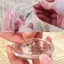 BUYGOO 30Pcs 2.4 inch Acrylic Design Button Badge Clear Button Pin Badges Kit for DIY Crafts and Childrens Paper Craft Activities and More
