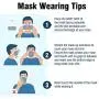 WeCare Disposable Face Mask Individually Wrapped - 50 Pack, Grey Masks 3 Ply