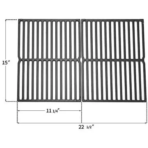 N / A (2 Pack) 7522 15'' Cast Iron Gas Grill Cooking Grates Replacement for Weber Genesis Silver A, Spirit 500, Spirit E-210, Spirit S-210,Weber Models 2241298,2271411 N / A (2 Pack) 7522 15'' Cast Iron Gas Grill Cooking Grates Replacement for Weber Genesis Silver A, Spirit 500, Spirit E-210, Spirit S-210,Weber Models 2241298,2271411