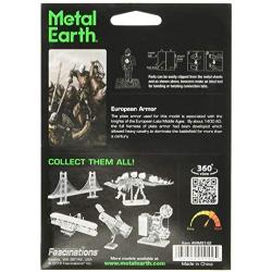 Fascinations Metal Earth European Knight Armor 3D Metal Model Kit