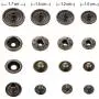 Alapaste Heavy-Duty Snap Fastener Tool Kit 40 Sets Bronze Snap Fastener Tools Leather Button Tool Press Studs with 5 Pieces Fixing and Repairing Tools Snap Installation Set Hand Tools