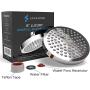 SparkPod Shower Head - High Pressure Rain - Luxury Modern Chrome Look - Easy Tool Free Installation - The Perfect Adjustable Replacement For Your Bathroom Shower Heads