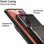 Vofolen for Galaxy Note 20 Case 5G Wallet 4-Card Flip Cover Credit Card Holder ID Slot Back Hidden Pocket Dual Layer Protective Hybrid Hard Shell TPU Bumper Armor for Samsung Note 20 6.7 Gun Metal