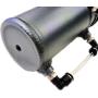 VMS Racing Universal Matte GUNMETAL Grey Gray Silver Aluminum OIL Reservoir CATCH CAN Canister Tank with Breather (Complete Kit)