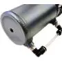 VMS Racing Universal Matte GUNMETAL Grey Gray Silver Aluminum OIL Reservoir CATCH CAN Canister Tank with Breather (Complete Kit)