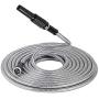 Autoparts 304 Stainless Steel Garden Hose, Lightweight Metal Hose with Free Nozzle, Guaranteed Flexible and Kink Free 25'' 50'' 75'' 100'' Fit (50FT)