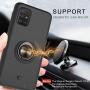 Case for Galaxy A51 (Not Fit A51 5G Version),360 Metal Rotating Ring Kickstand [Work with Magnetic Car Mount] , Hybrid Slim Fit Hard Back Shockproof Protective Compatible with Galaxy M40S Cover -Black