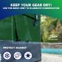 YardStash Outdoor Storage Deck Box XL: Easy Assembly, Portable, Versatile (150 Gallon, 20 Cubic Feet, Green)