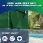 YardStash Outdoor Storage Deck Box XL: Easy Assembly, Portable, Versatile (150 Gallon, 20 Cubic Feet, Green)