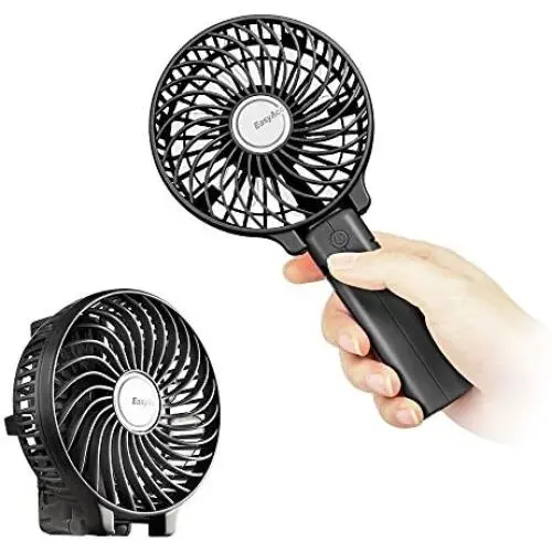 Mini Handheld Fan, EasyAcc Personal Cooling Fan Lifetime Warranty 2600mAh Battery Fan 3-15 Working Hours USB Rechargeable Desk Fan Small Folding Portable Table Fan for Travel Office Room Household Mini Handheld Fan, EasyAcc Personal Cooling Fan Lifetime Warranty 2600mAh Battery Fan 3-15 Working Hours USB Rechargeable Desk Fan Small Folding Portable Table Fan for Travel Office Room Household