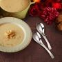 HIWARE Thick Heavy-Weight Soup Spoons, Stainless Steel Soup Spoons, Table Spoons, Set of 4