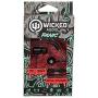 Wicked Audio Panic Earbuds with Metal Housing and Enhanced Bass, (New Moon)
