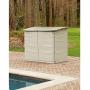 Rubbermaid Large Horizontal Resin Weather Resistant Outdoor Garden Storage Shed, Olive and Sandstone