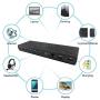 MediaGear Dual Display USB C Docking Station w/ 70W Power Delivery. Ports: HDMI, DisplayPort, 6X USB, Gigabit Ethernet, Audio/Mic for Mac & Windows OS