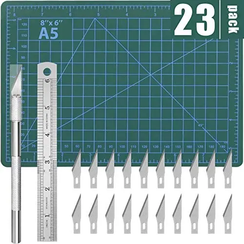 DIYSELF Exacto Knife Upgrade Cutting Mat Carving Craft Knife Hobby Knife Exacto Knife Kit DIYSELF Exacto Knife Upgrade Cutting Mat Carving Craft Knife Hobby Knife Exacto Knife Kit