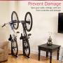 Bike Nook Bicycle Stand, Portable and Stationary Space-Saving Rack with Adjustable Height, for Indoor Bike Storage
