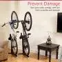 Bike Nook Bicycle Stand, Portable and Stationary Space-Saving Rack with Adjustable Height, for Indoor Bike Storage