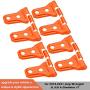 LAIKOU 8PCs Door Hinge Cover Decor Trim Exterior Protection Accessories Fit for 2018-2021 Jeep Wrangler JL JLU & Gladiator JT (Orange) LAIKOU 8PCs Door Hinge Cover Decor Trim Exterior Protection Accessories Fit for 2018-2021 Jeep Wrangler JL JLU & Gladiator JT (Orange)