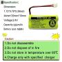 BT18433 BT28433 BT184342 BT284342 BT183348 BT283348 BT-1011 Replacement Battery Compatible for Vtech Phone CS6209 CS6219 CS6229 DS6151 89-1330-01-00 CPH-515D OXWINOU(Pack of 3)