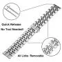 TRUMiRR Watchband for Samsung Galaxy Watch 42mm / Active 2 40mm 44mm / Watch 3 41mm, 20mm Solid Metal Stainless Steel Band Butterfly Buckle Strap Replacement for Garmin Vivoactive 3 / Venu TRUMiRR Watchband for Samsung Galaxy Watch 42mm / Active 2 40mm 44mm / Watch 3 41mm, 20mm Solid Metal Stainless Steel Band Butterfly Buckle Strap Replacement for Garmin Vivoactive 3 / Venu