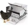 Automatic Chicken Feeder - Sturdy Galvanized Steel Poultry Feeders with Weatherproof Cover Standard Size for 6-12 Chickens 10 Days (20lb Feed) Automatic Chicken Feeder - Sturdy Galvanized Steel Poultry Feeders with Weatherproof Cover Standard Size for 6-12 Chickens 10 Days (20lb Feed)