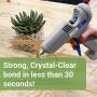 Adtech Crystal Clear Hot Glue Gun Sticks (220-11ZIP24) – Full Size Hot Glue Sticks. All-purpose glue sticks for crafting, scrapbooking & more. 10” long .44” Diameter. 24 Sticks., Clear